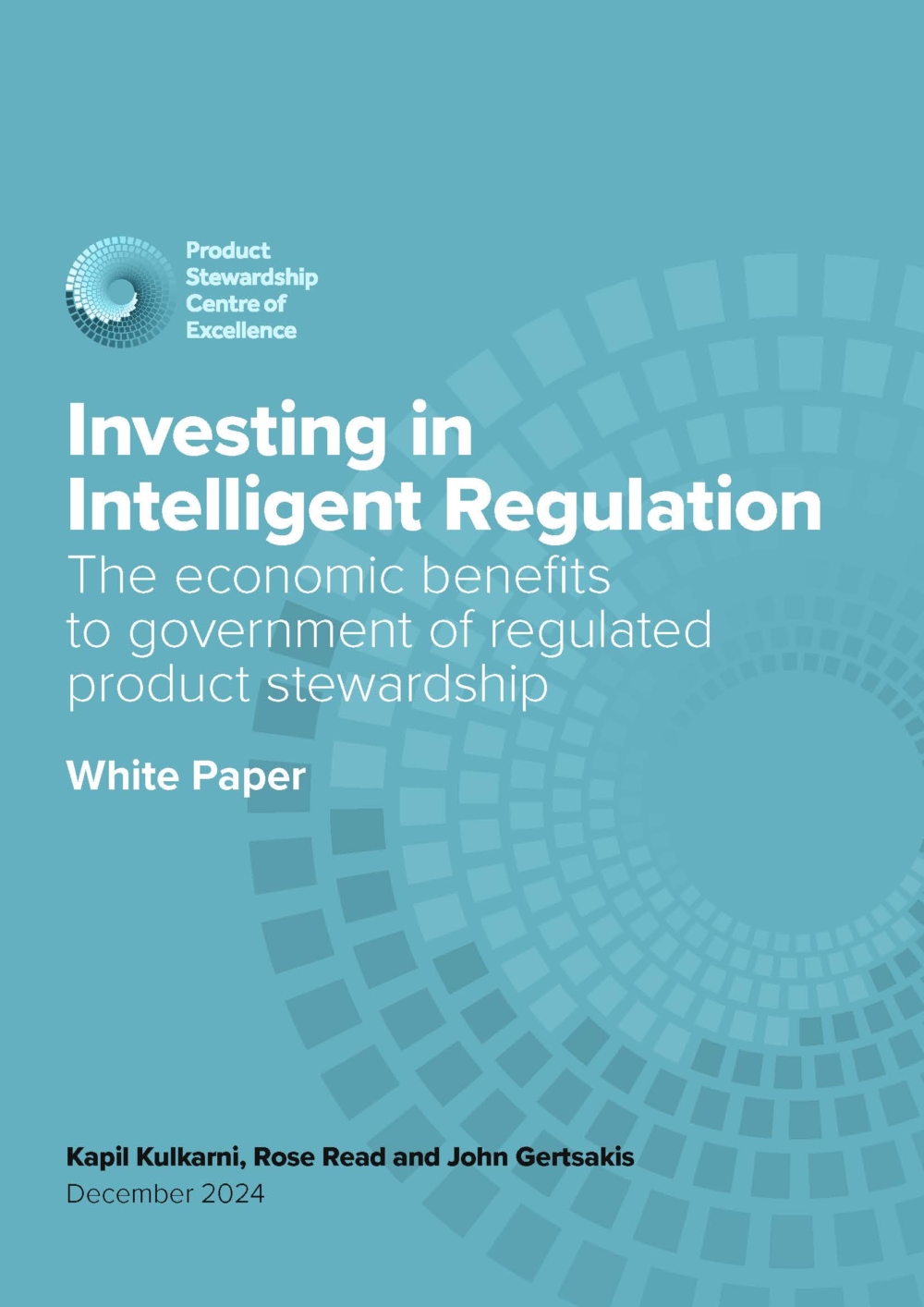 Investing in Intelligent Regulation: The economic benefits to government of product stewardship regulation